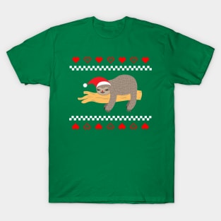 Ugly Christmas sloth T-Shirt